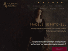 Tablet Screenshot of madeleinemitchell.com